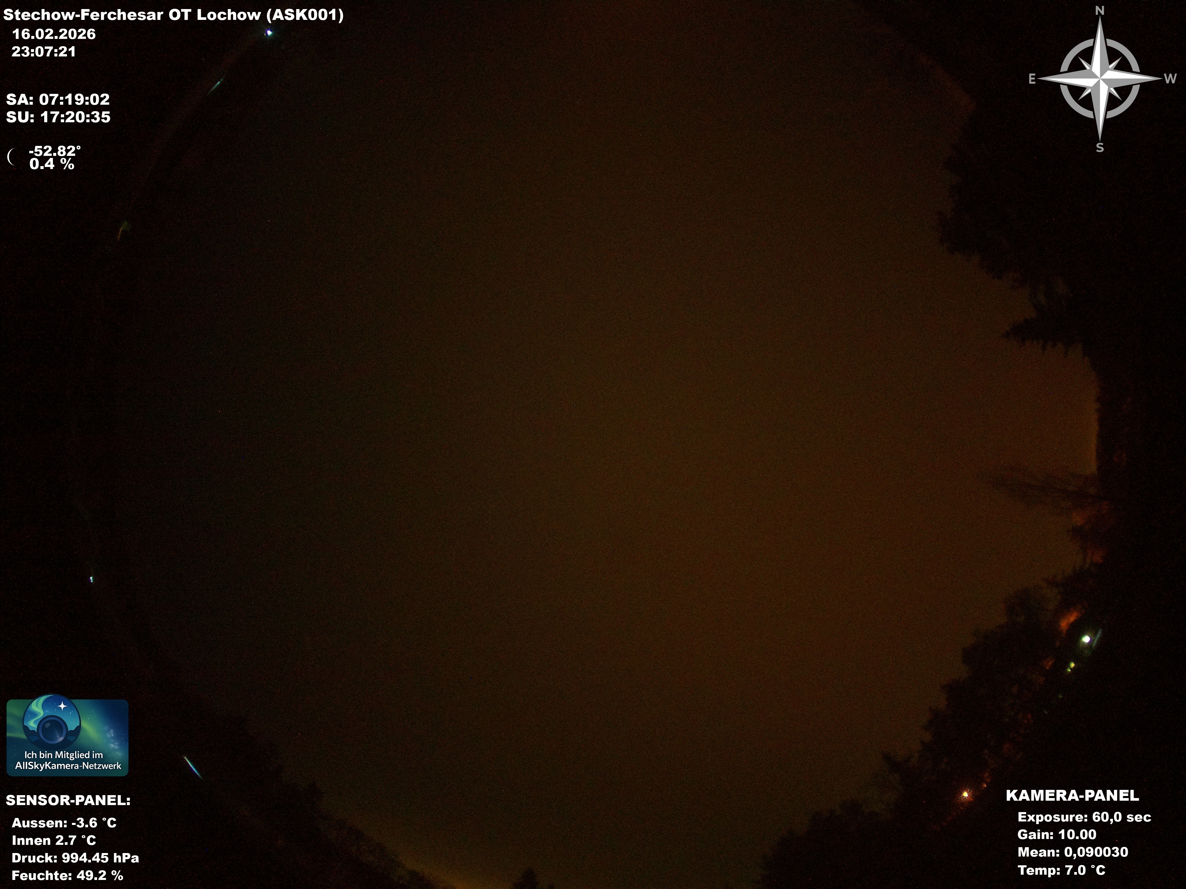 Startrails-Vergleich