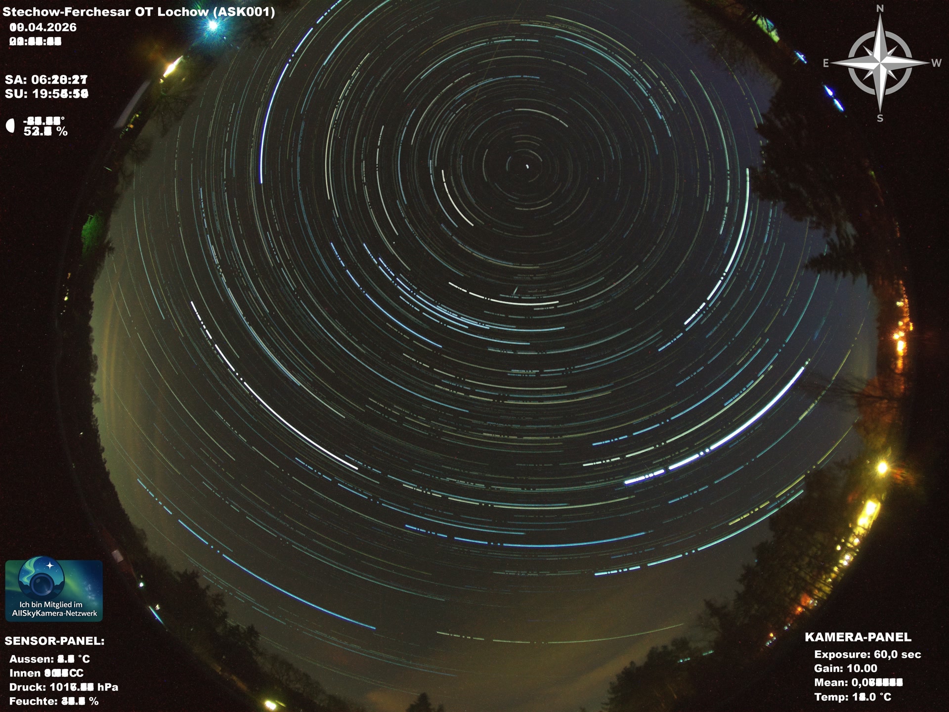 Startrails-Vergleich