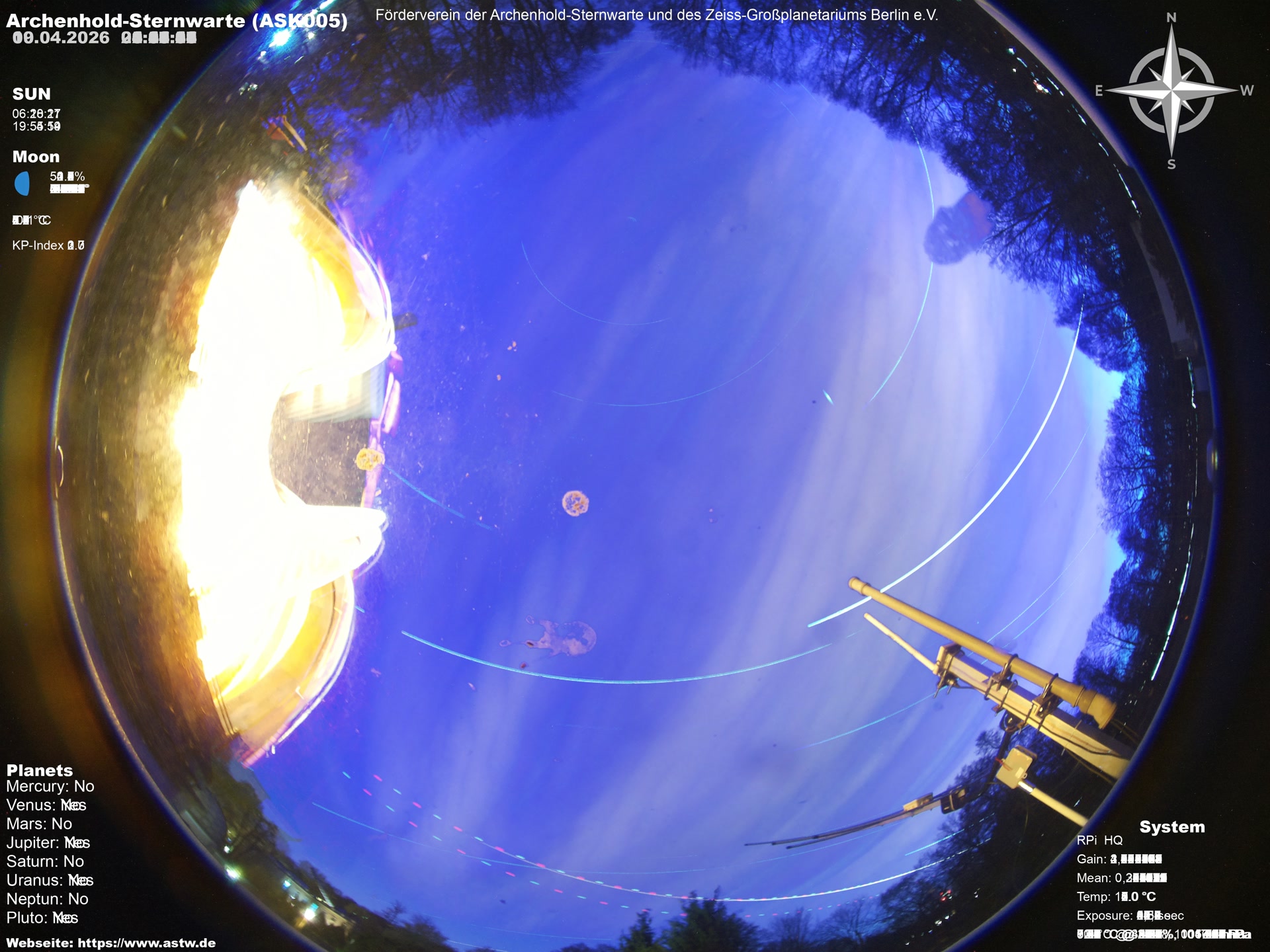 Startrails-Vergleich