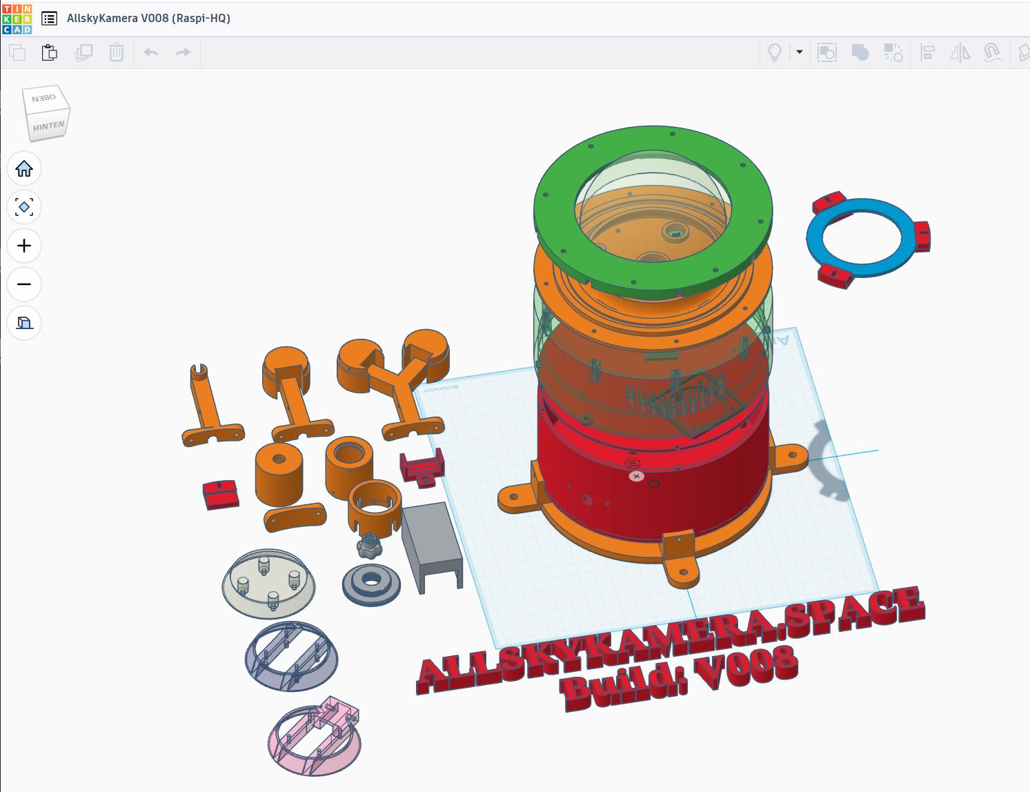 TinkerCAD-Aufbau