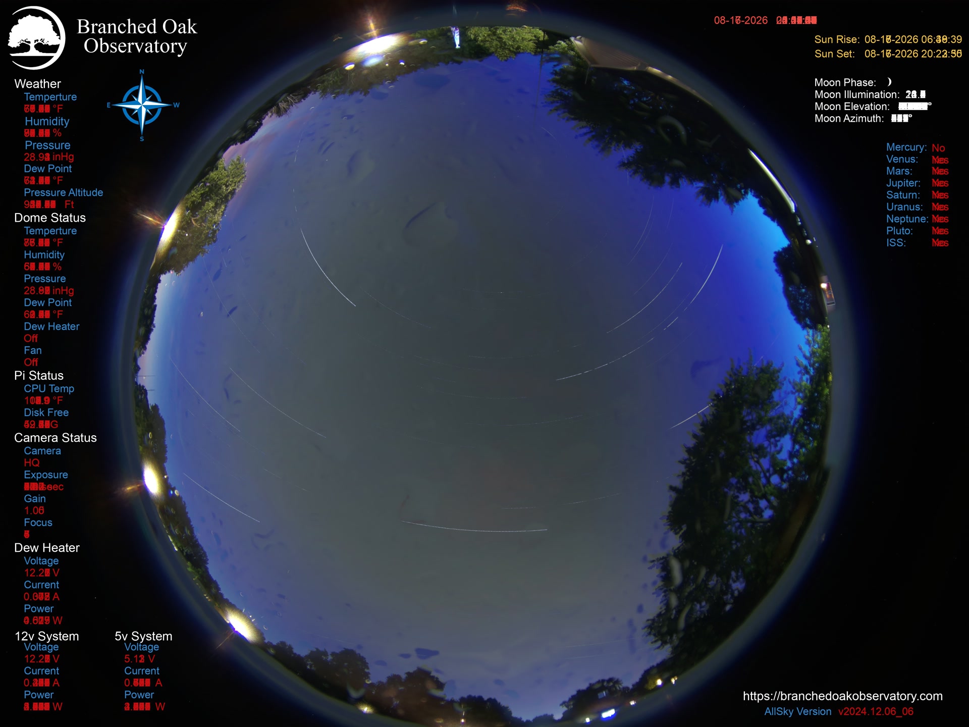 Branched Oak Observatory